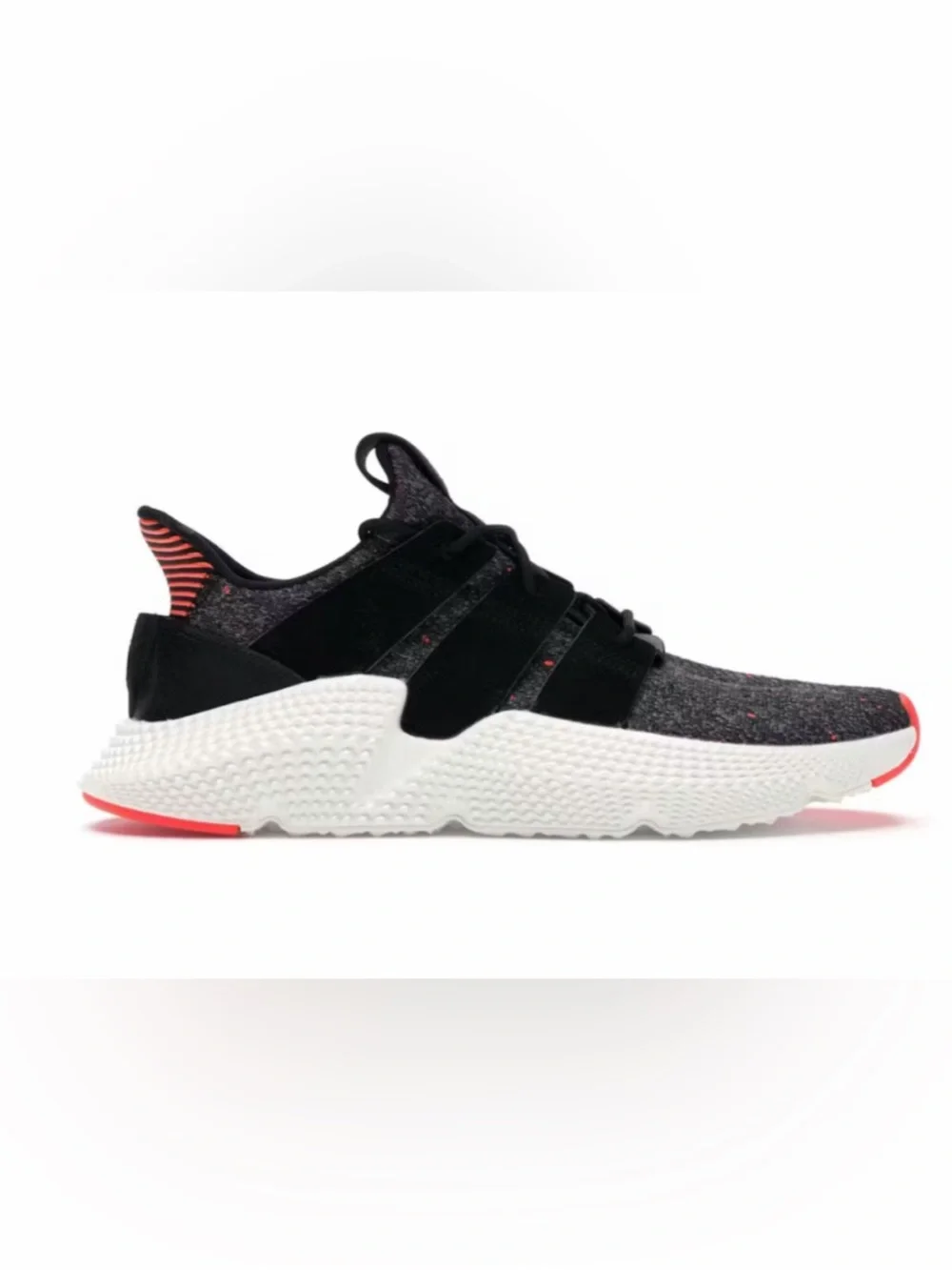 NWT MEN’S Adidas Prosphere Core Black Solar Red - Picture 1 of 8